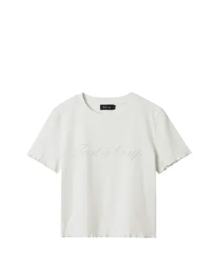 tout a coup 装飾付きフリルTシャツ - サムネイル1