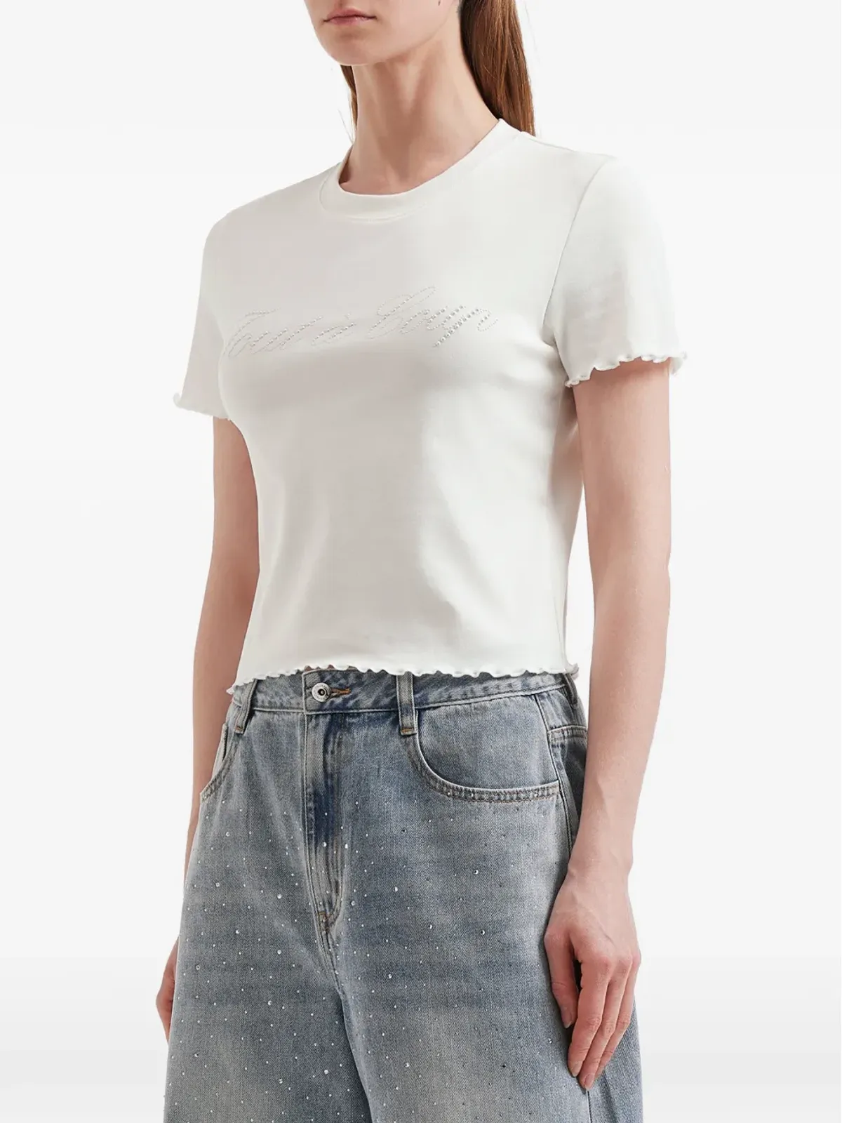 tout a coup 装飾付きフリルTシャツ - 画像3