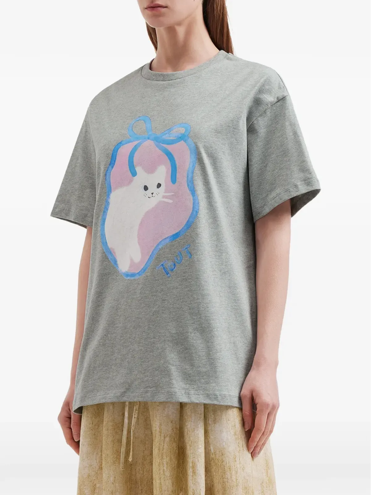 tout a coup グラフィックTシャツ - 画像3