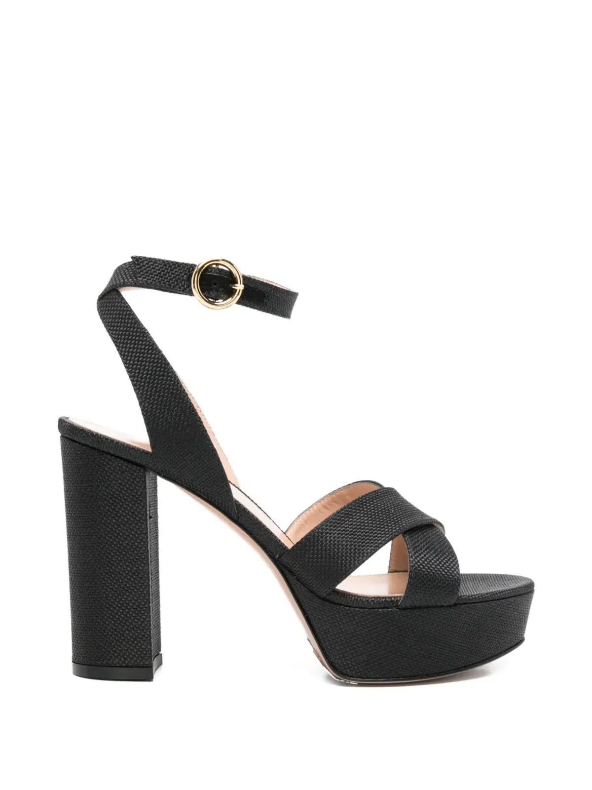 Gianvito Rossi クリスクロスストラップサンダル - 画像1