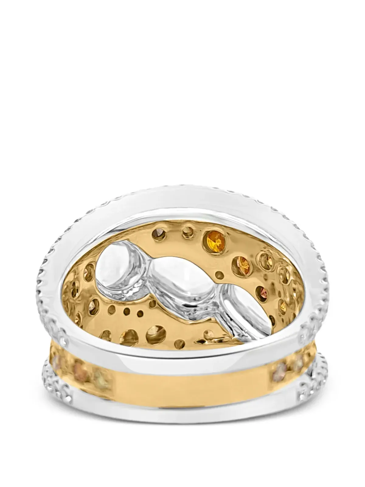 HYT Jewelry マルチカットダイヤモンド カクテルリング - Silver - 画像3