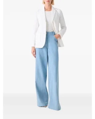 Akris Punto single-breasted textured blazer - White - サムネイル2