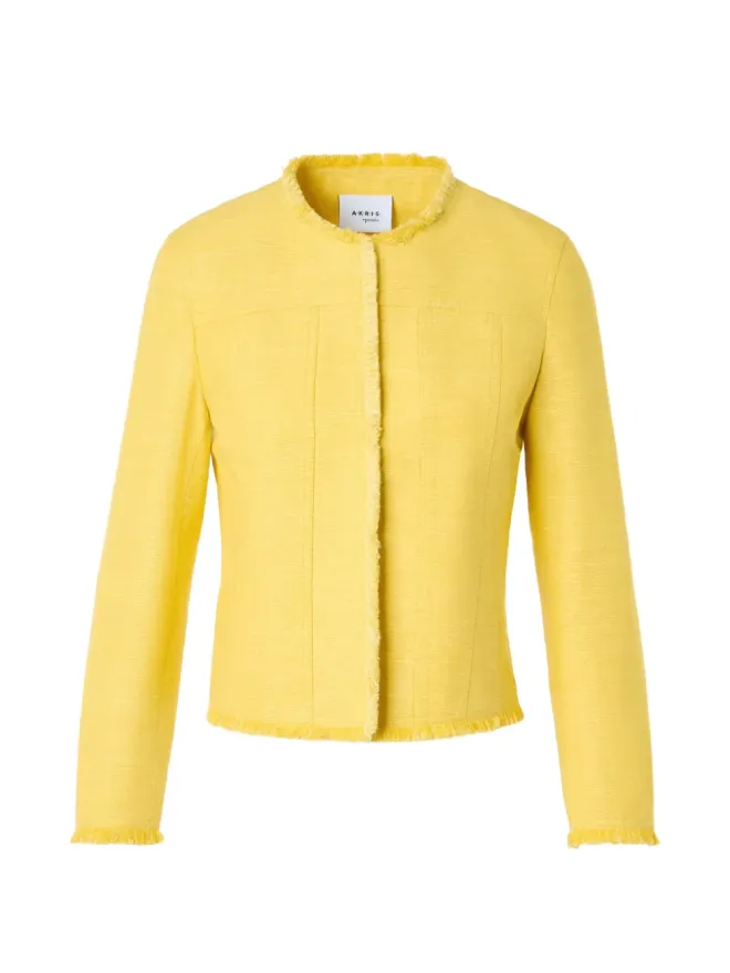 Akris Punto Akris Punto フリンジ付きクロップドジャケットの商品画像