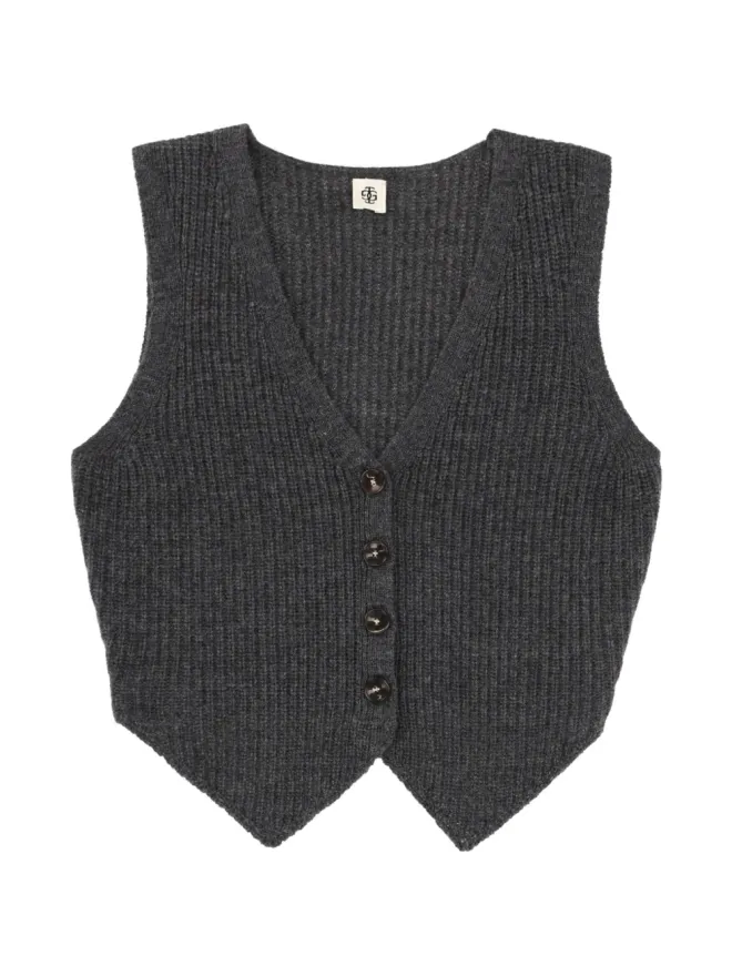 The Garment The Garment V-neck vest - Greyの商品画像