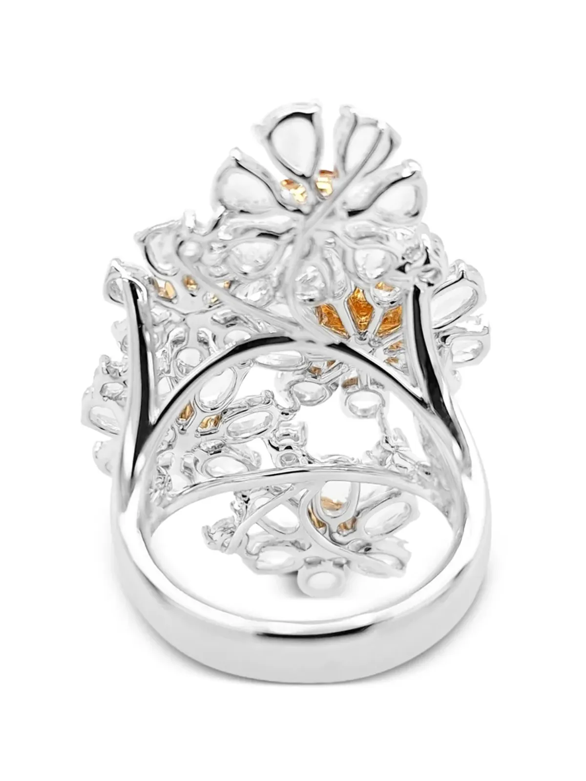 HYT Jewelry 花形ダイヤモンド・ステートメントリング - 画像3