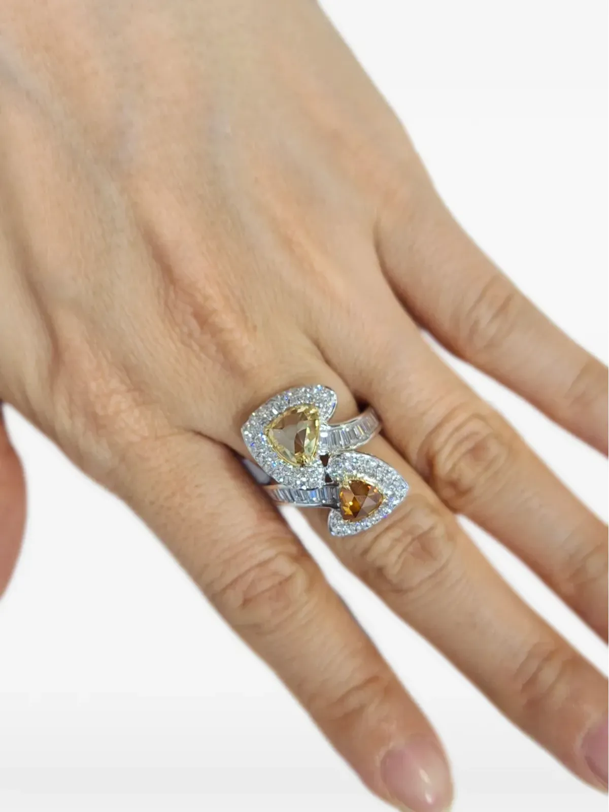 HYT Jewelry 矢じりモチーフ ダイヤモンド カクテルリング - 画像2