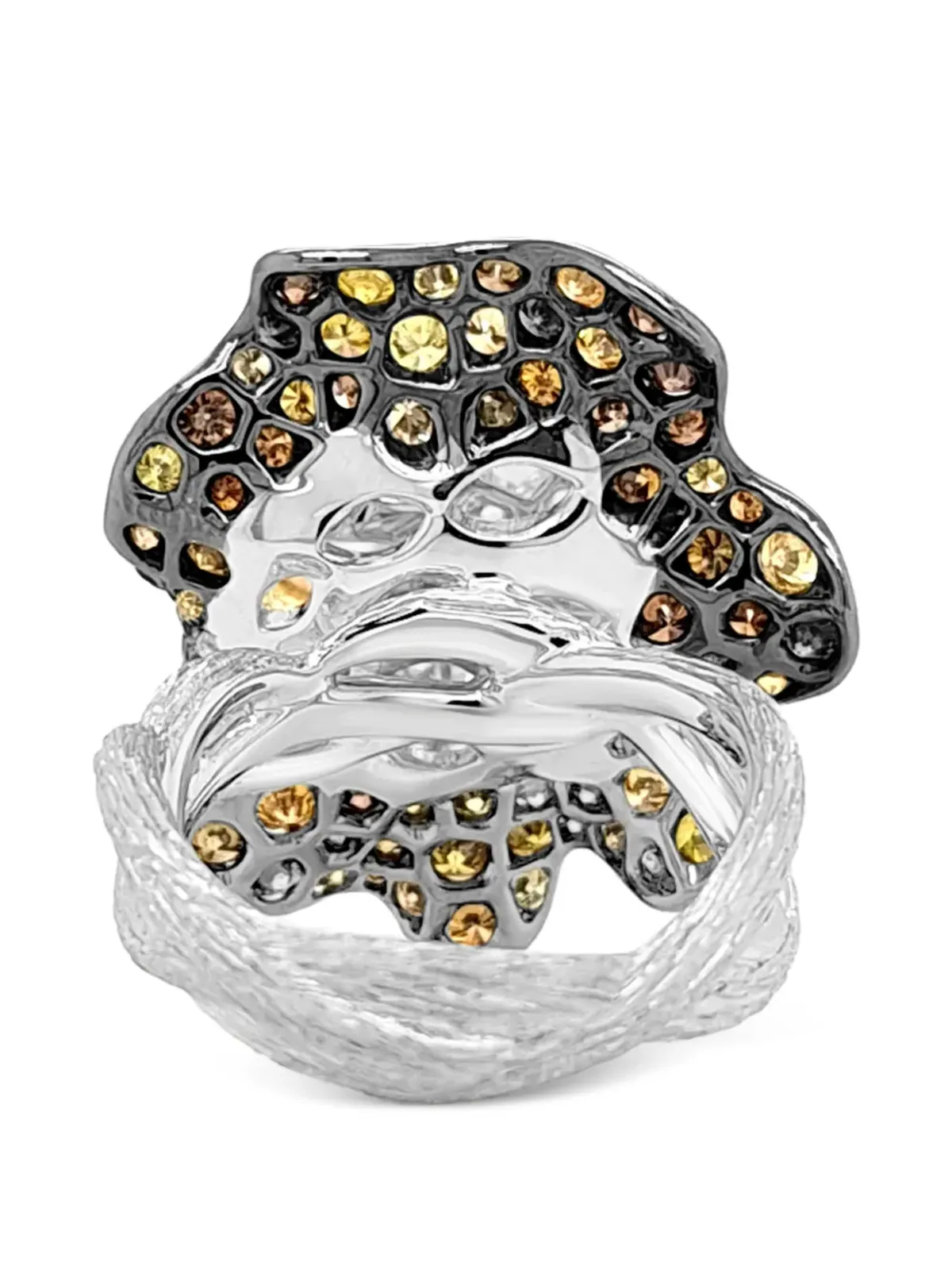 HYT Jewelry クラスタ―エフェクト ダイヤモンド カクテルリング - 画像3