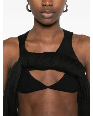 Rick Owens DRKSHDW ギャザー入りノースリーブトップス - サムネイル5