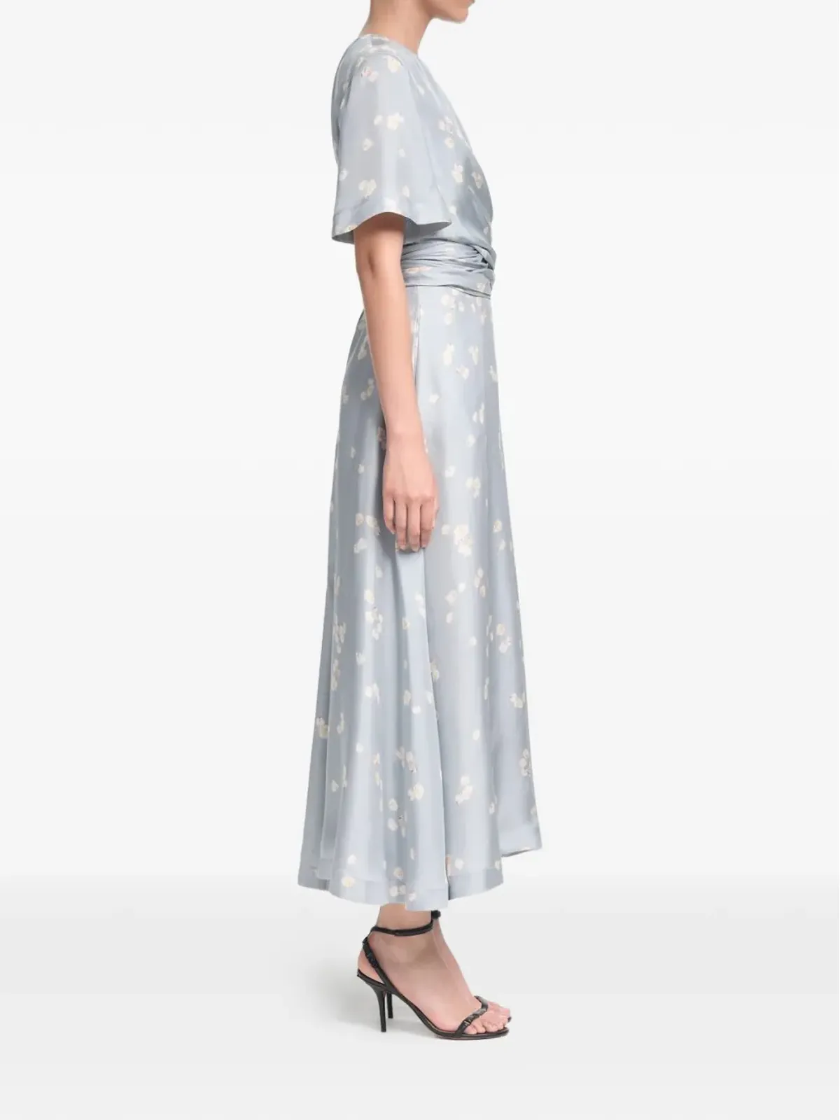 Altuzarra 花柄ラップミディドレス - 画像3