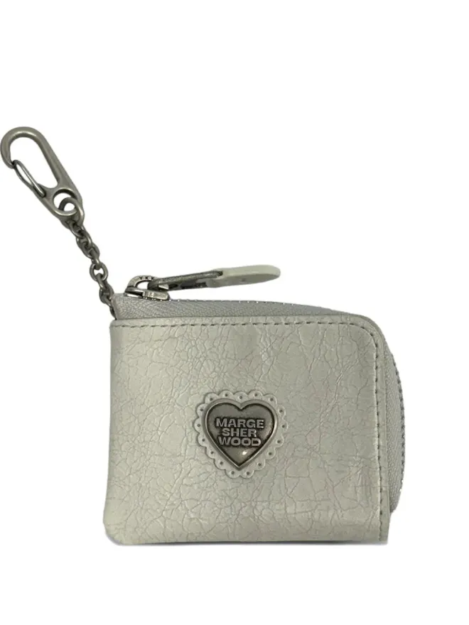 Marge Sherwood Marge Sherwood x ピーナッツ ハート ミニ クラックド レザー ウォレットの商品画像