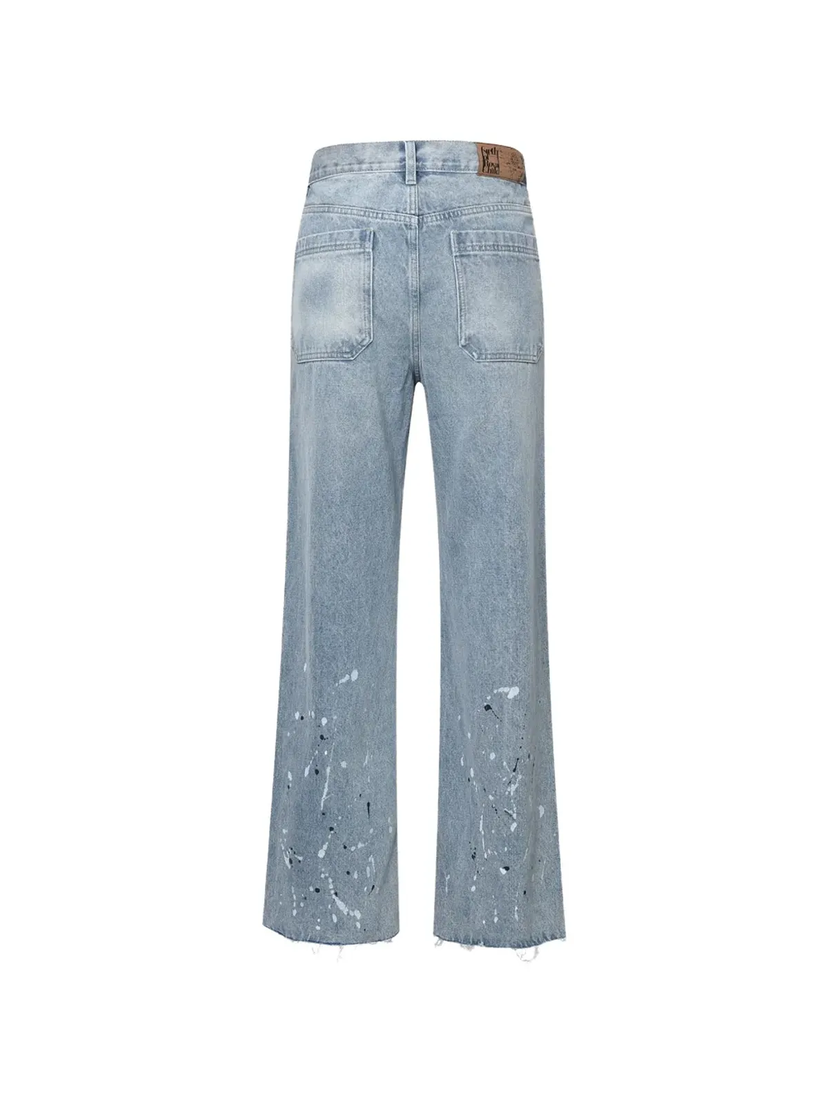 BIRTH OF ROYAL CHILD printed chain jeans - Blue - 画像2