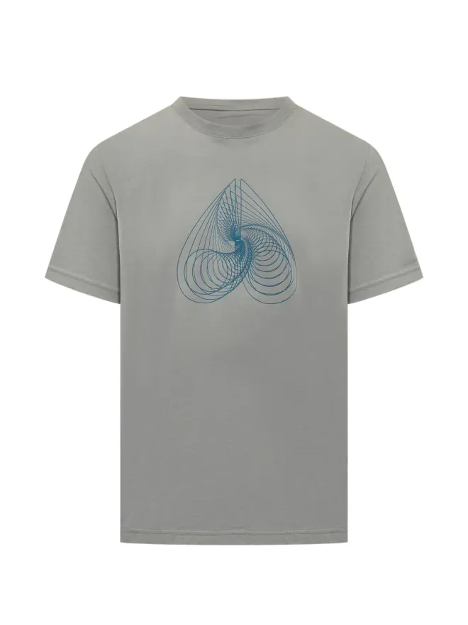 Moose Knuckles Moose Knuckles グレーのグラフィックプリントTシャツの商品画像