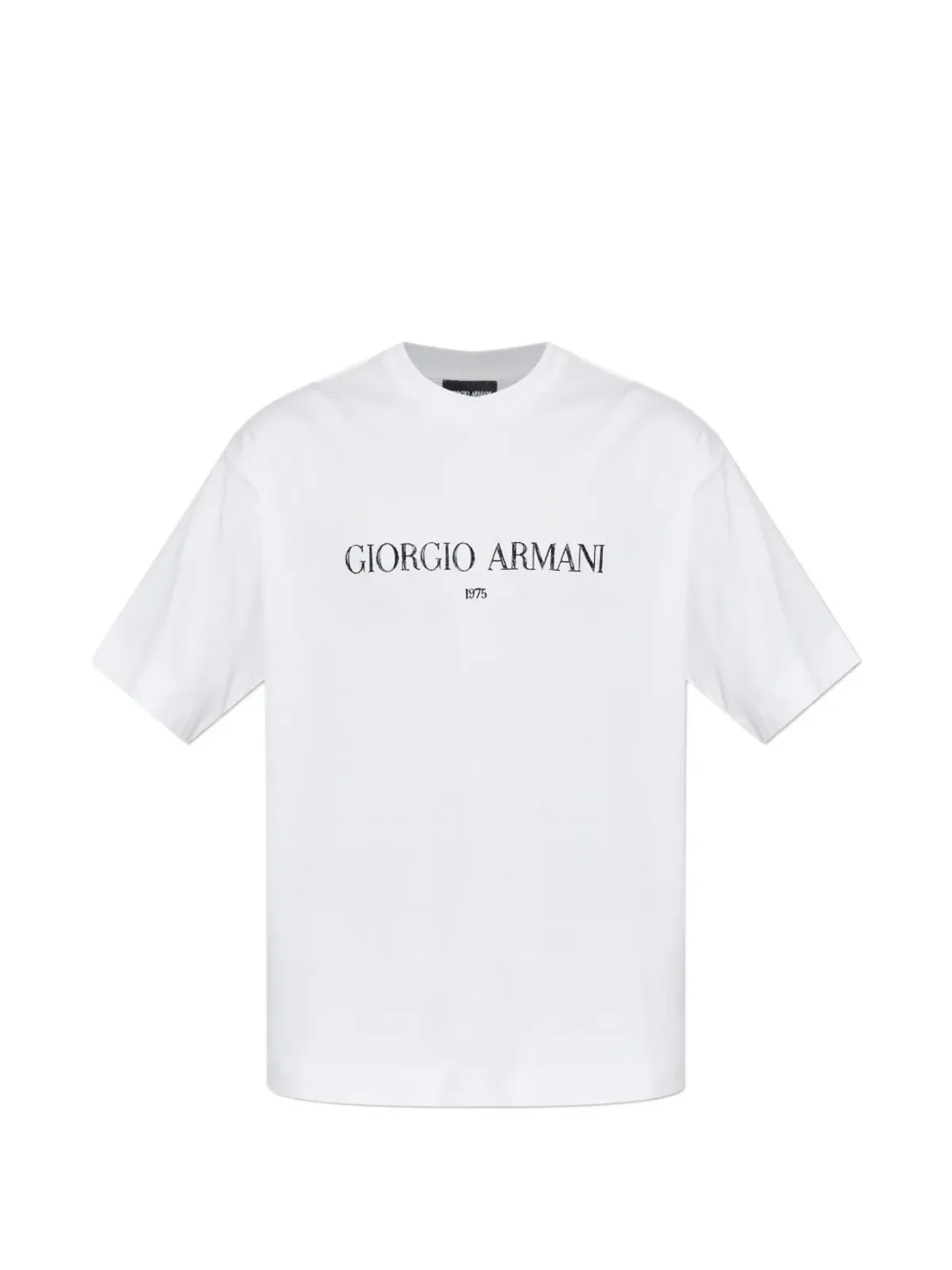 Giorgio Armani ロゴプリントTシャツ（白） - 画像1