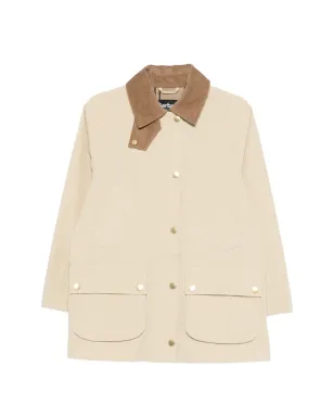 Barbour Glynis コーデュロイ襟コート - サムネイル1