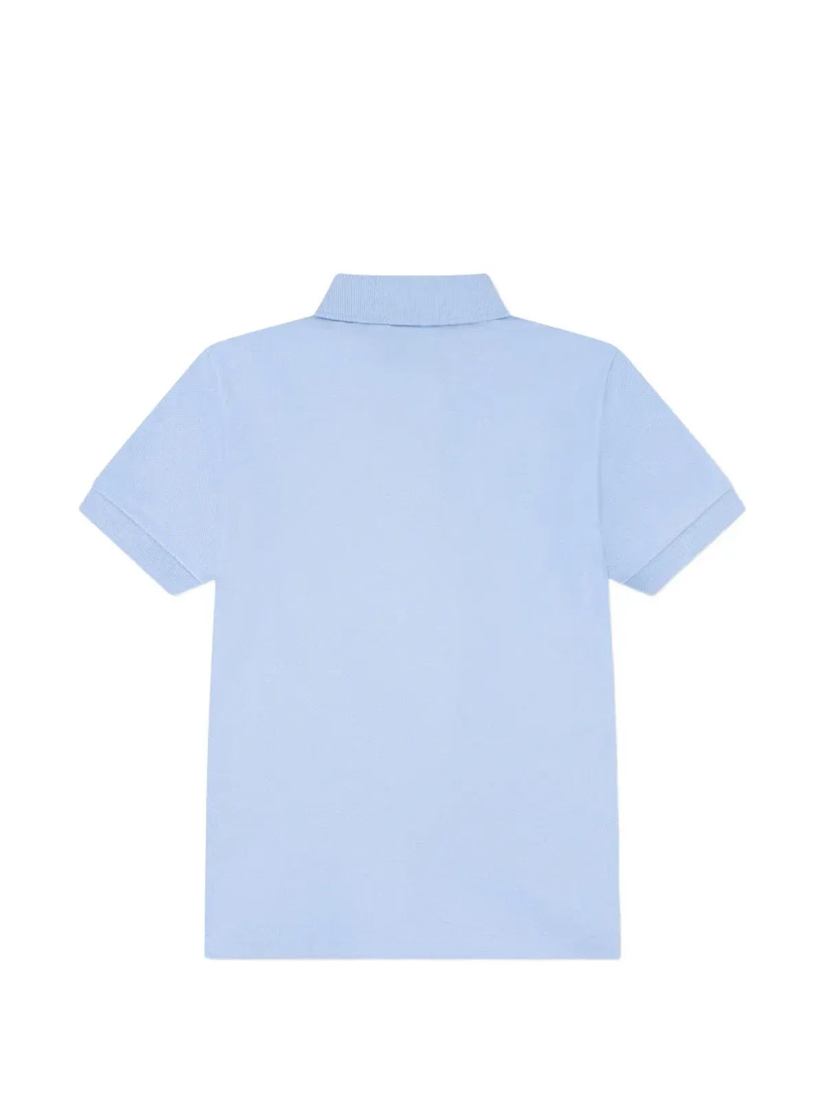 Lacoste Kids ロゴ入りコットンポロシャツ 半袖 ブルー - 画像2