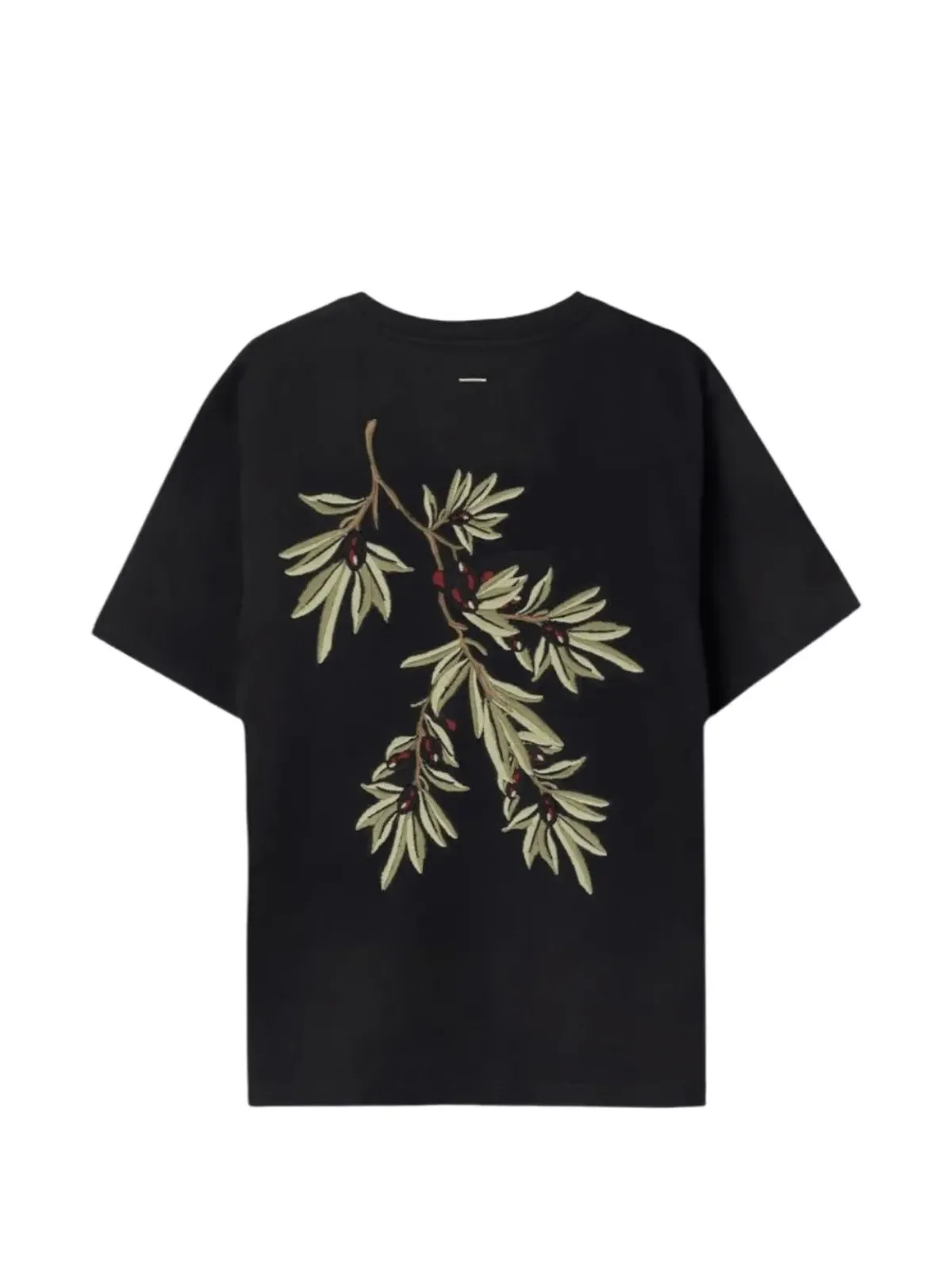 Only the Blind オリーブの枝刺繍Tシャツ - 画像4