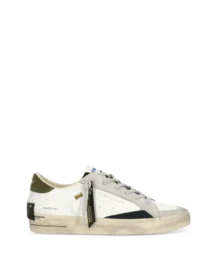 Crime London SK8 Deluxe レザー スニーカー - ホワイト - サムネイル1