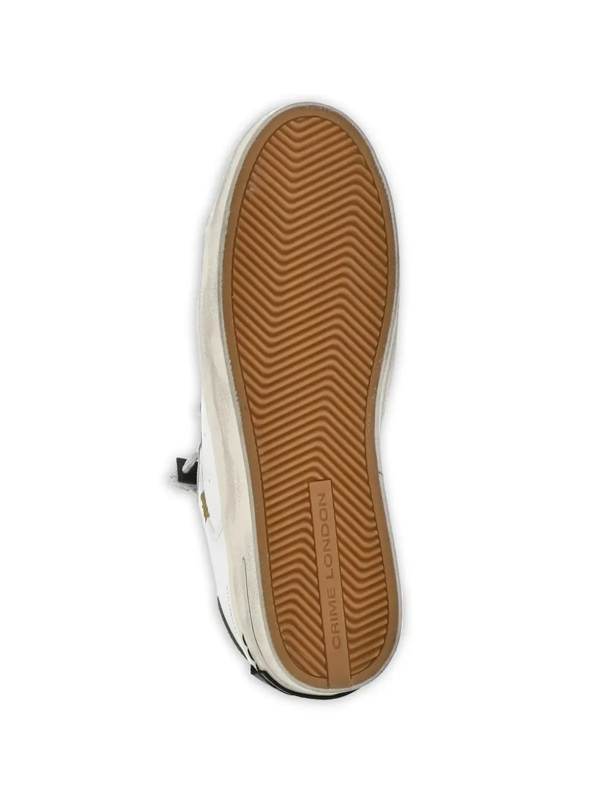 Crime London SK8 Deluxe レザー スニーカー - ホワイト - 画像3
