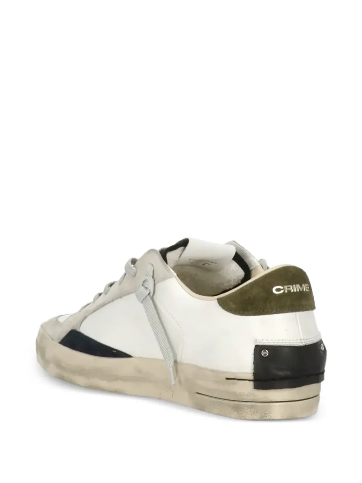 Crime London SK8 Deluxe レザー スニーカー - ホワイト - 画像4