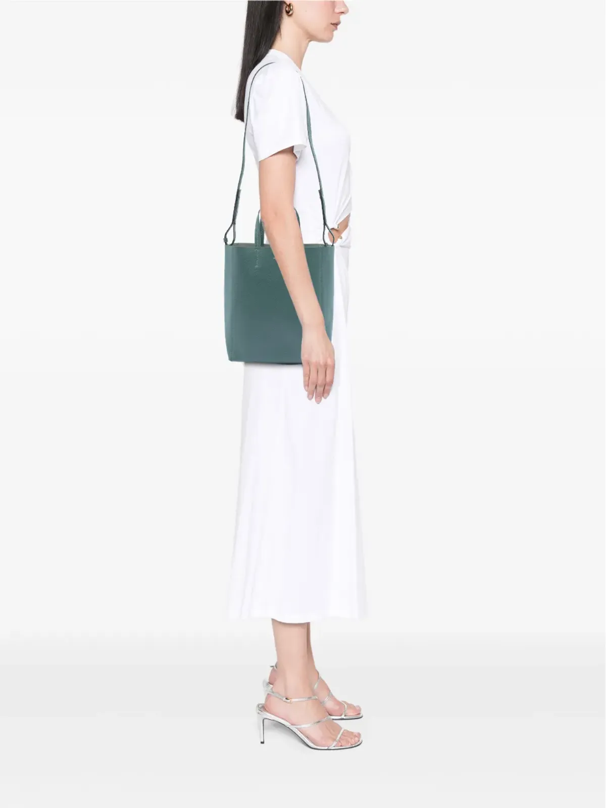 Celine Pre-Owned 2019 縦型カバス・トートサッチェル - グリーン - 画像2