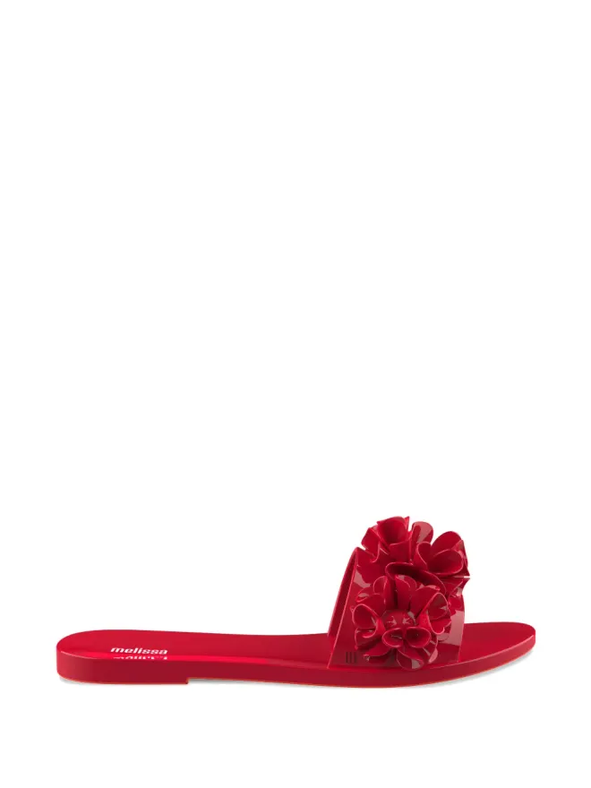 Melissa Melissa 春の花柄ディテール・スライド - レッドの商品画像
