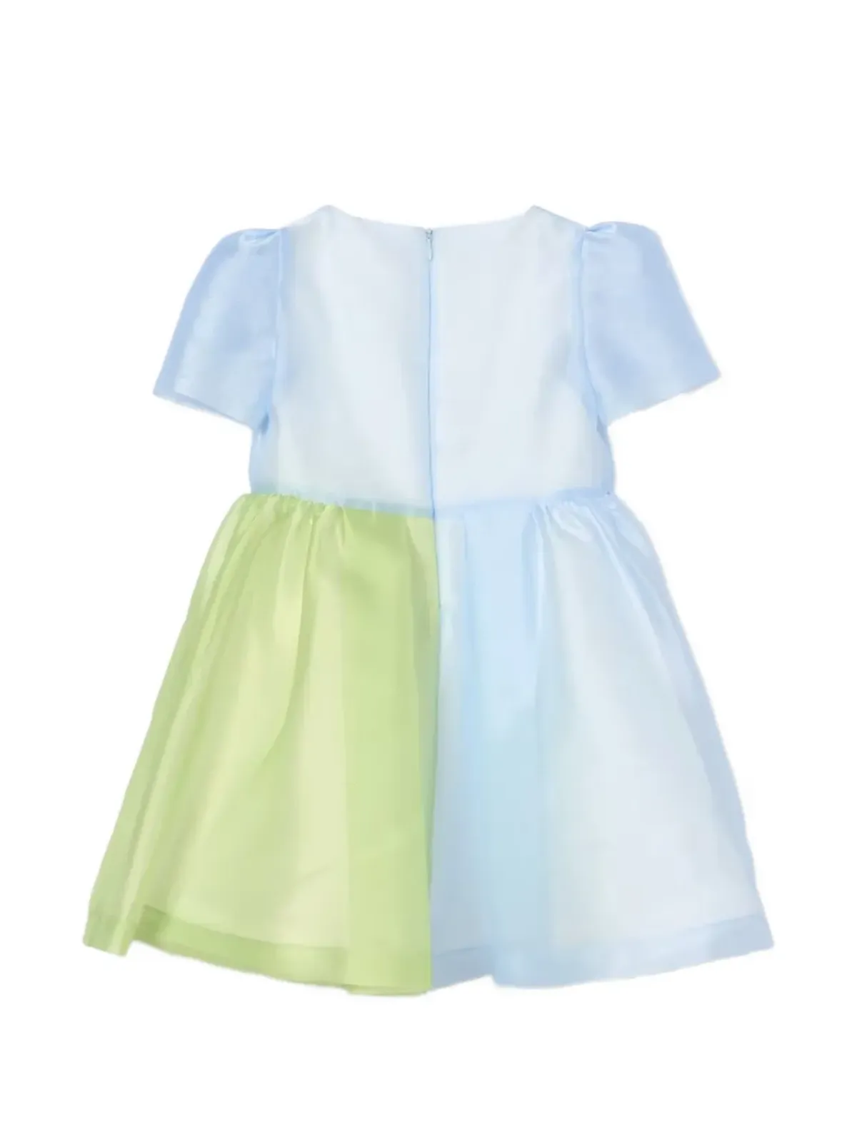 Mi Mi Sol flower-appliqué dress - Blue - 画像2