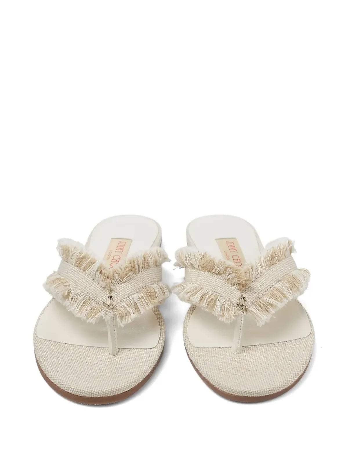 Jimmy Choo フリンジベイ フラットサンダル - 画像3