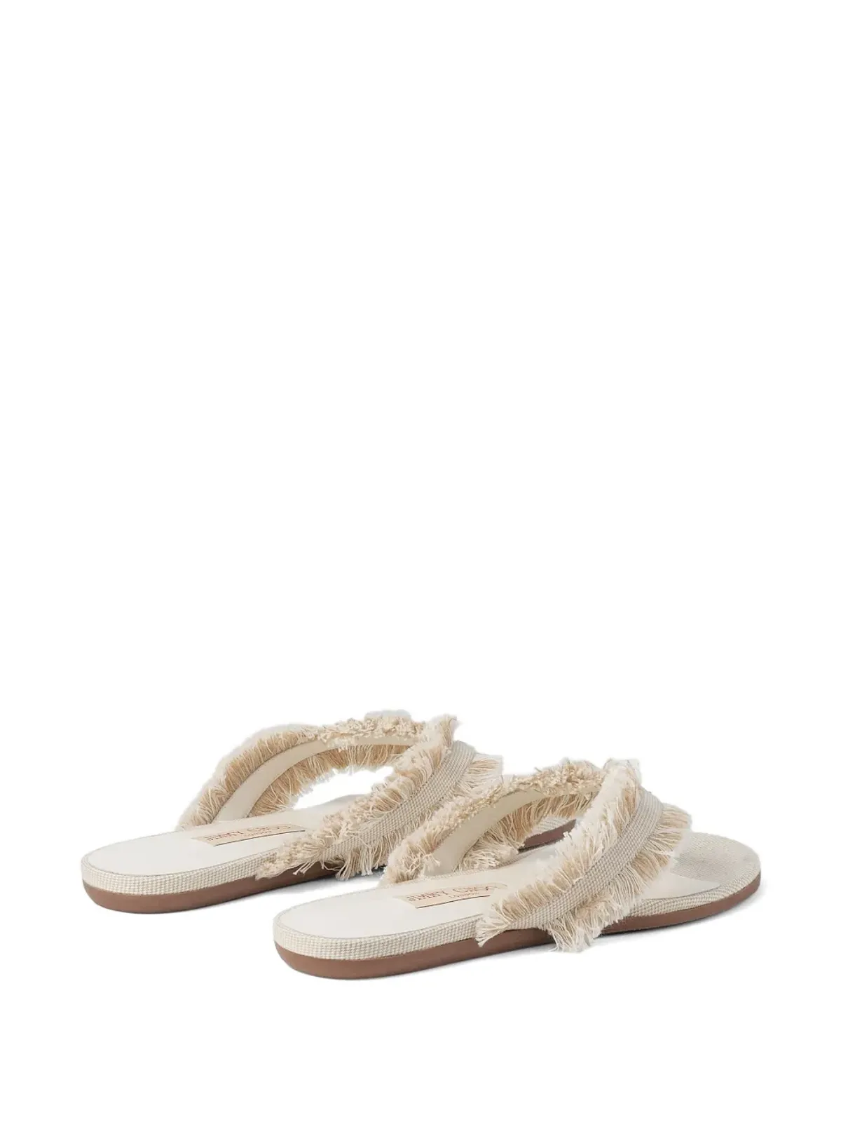 Jimmy Choo フリンジベイ フラットサンダル - 画像4