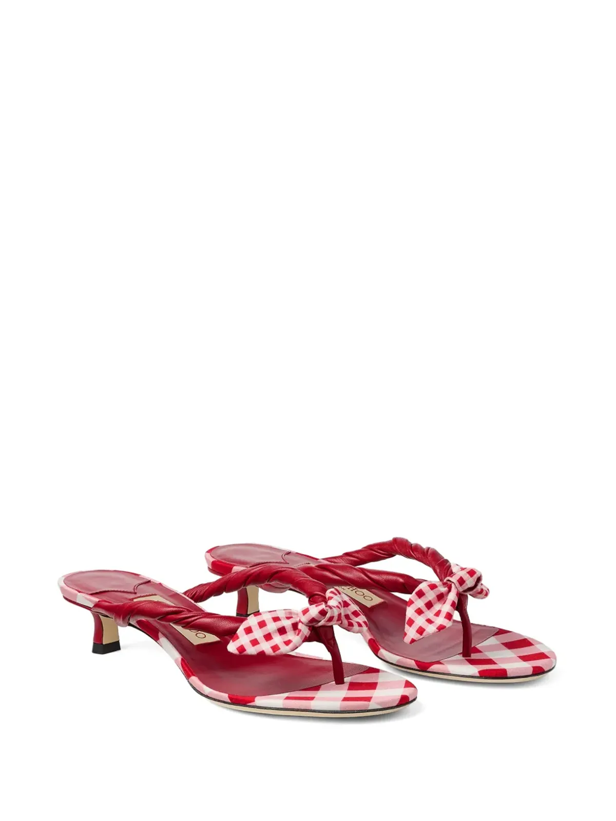 Jimmy Choo ボウ編みミュール - 画像2