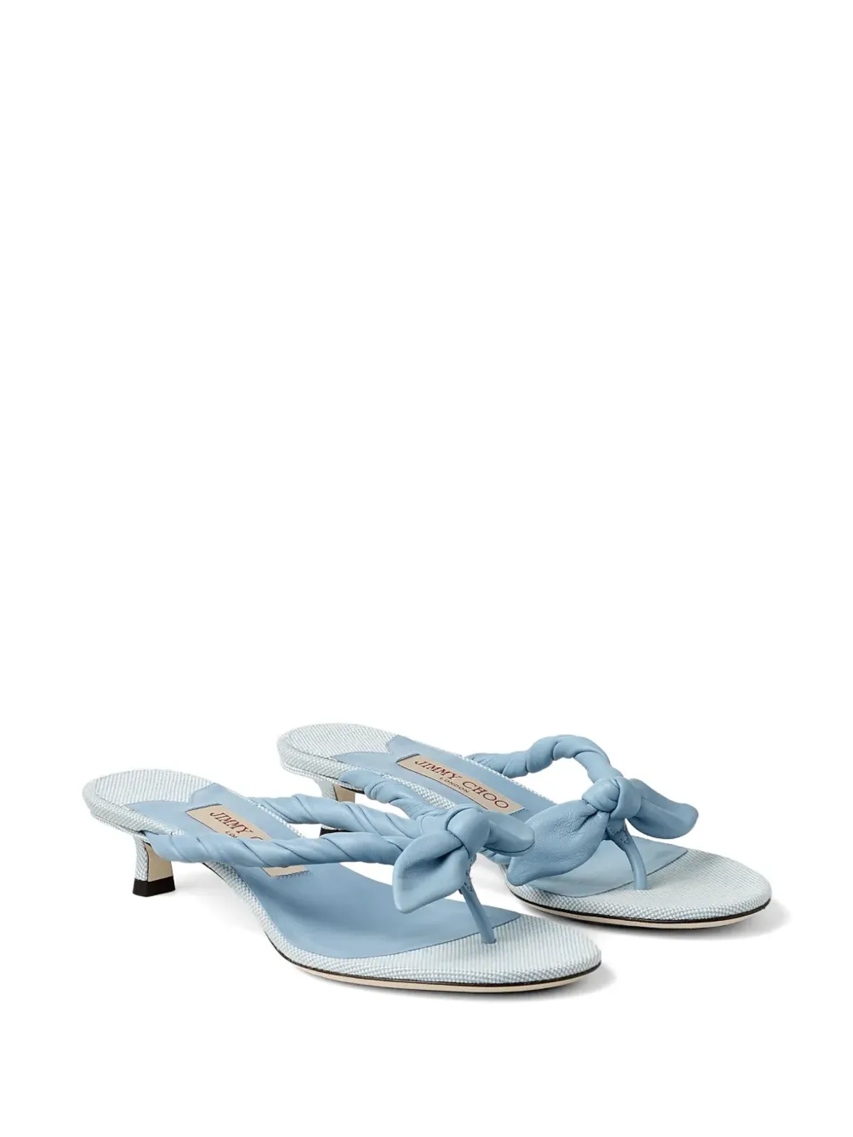 Jimmy Choo 編み込みノットミュール - 画像2
