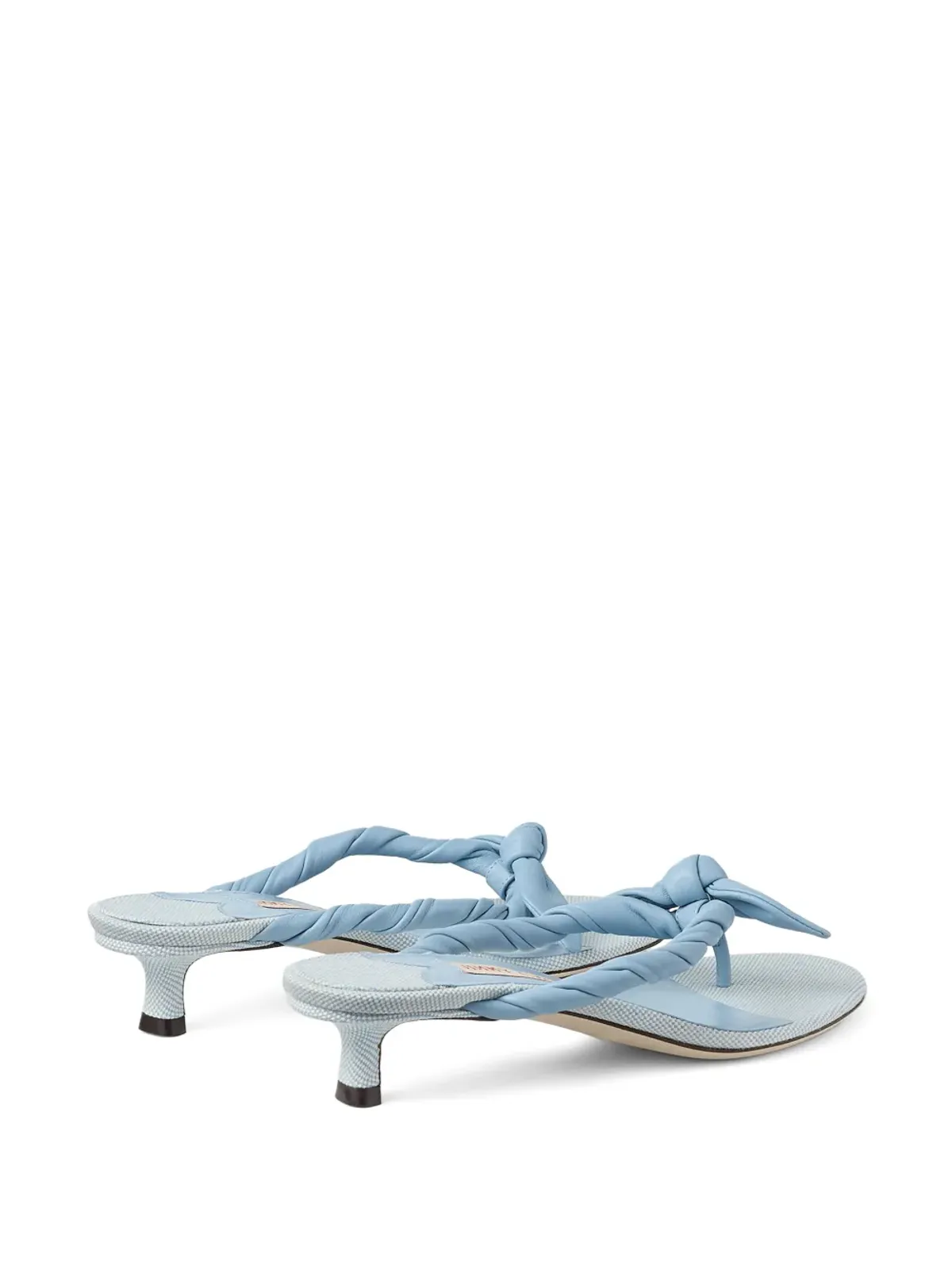 Jimmy Choo 編み込みノットミュール - 画像4