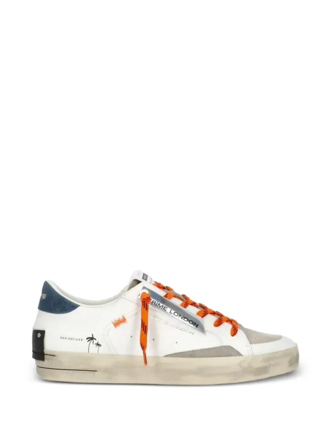 Crime London Crime London Sk8 Deluxe パネルド レースアップスニーカー - Whiteの商品画像