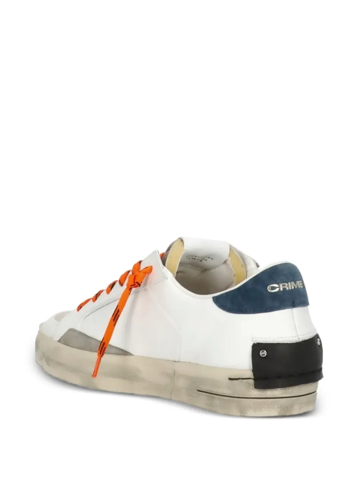 Crime London Sk8 Deluxe パネルド レースアップスニーカー - White - 画像3