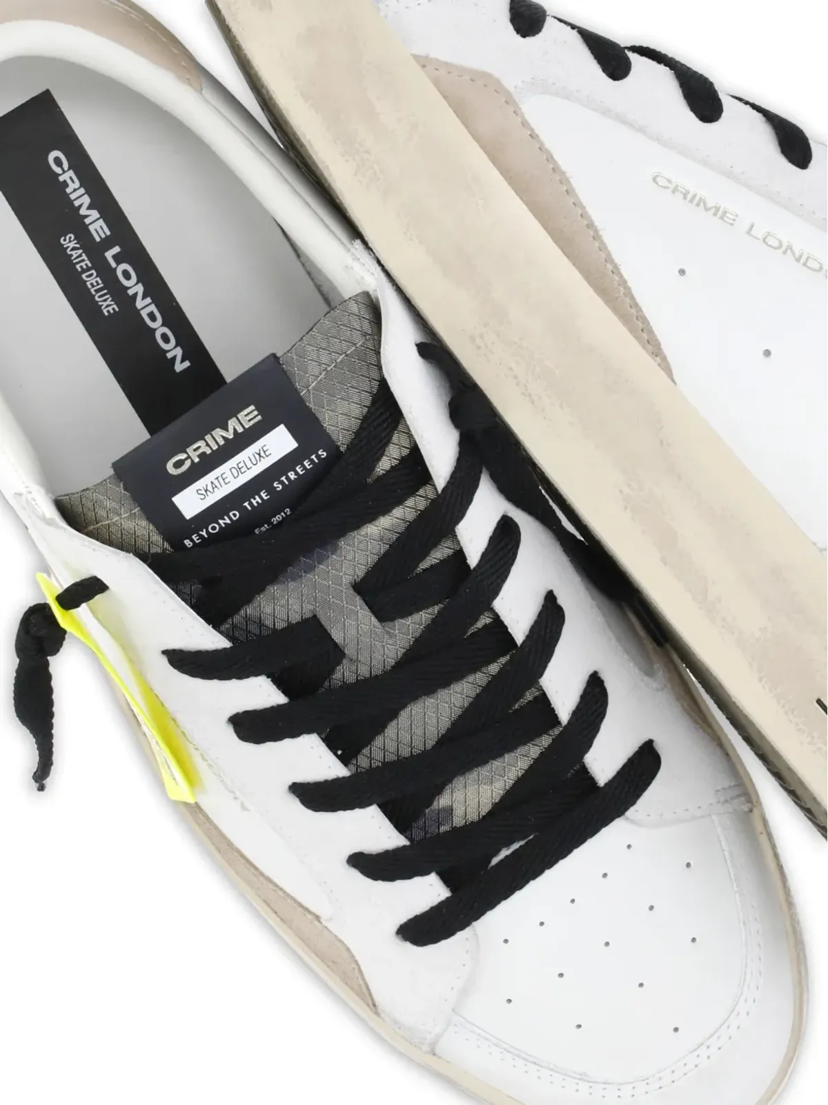 Crime London SK8 Deluxe レースアップスニーカー - 画像5