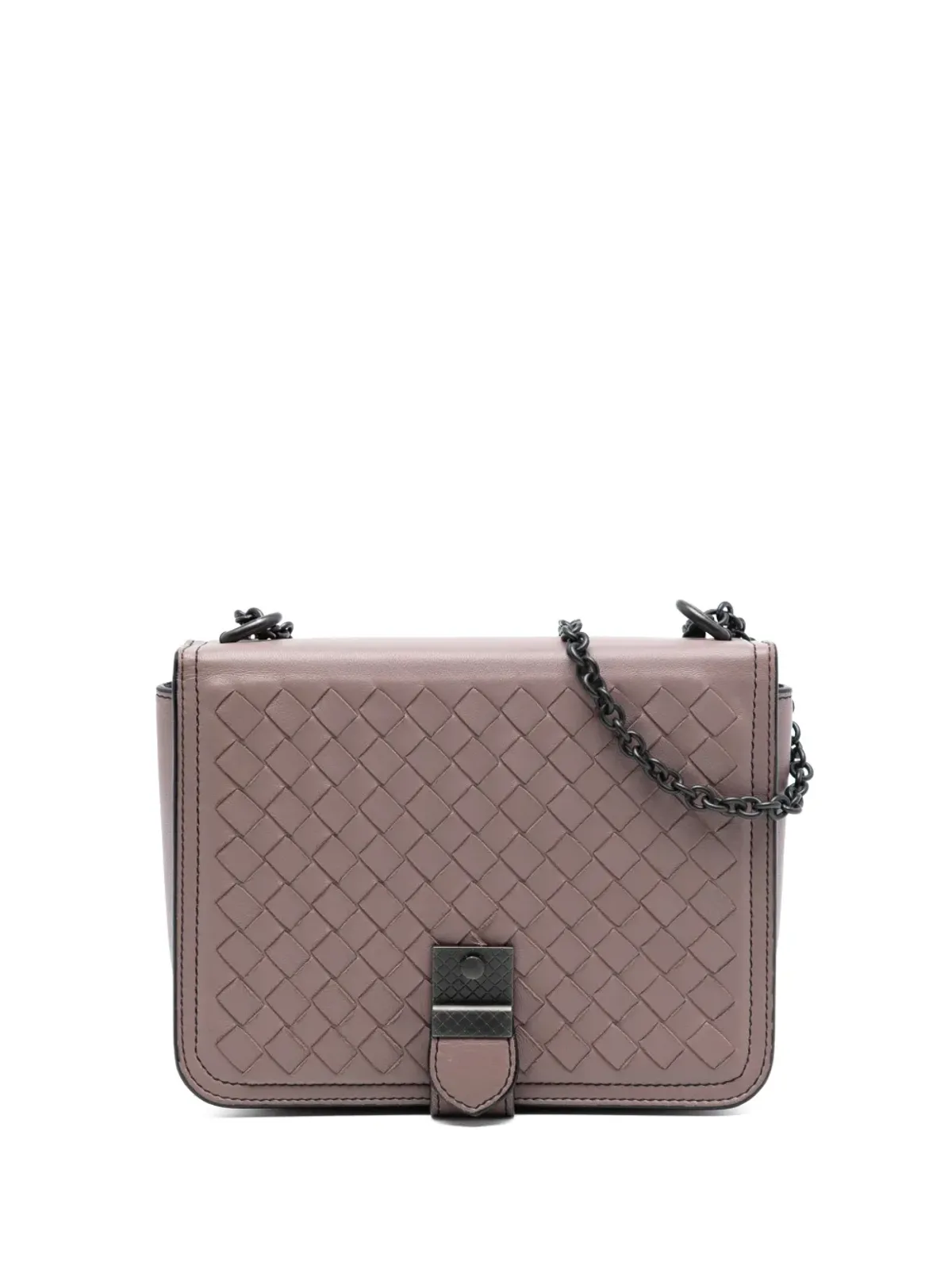 Bottega Veneta Pre-Owned 2012-2025 小型ナッパイントレチャート Runway ショルダーバッグ - ピンク - 画像1