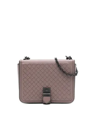 Bottega Veneta Pre-Owned 2012-2025 小型ナッパイントレチャート Runway ショルダーバッグ - ピンク - サムネイル1