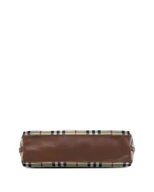 Burberry Pre-Owned Haymarket Check Coated Canvas Leah クロスボディバッグ - ブラウン - サムネイル4