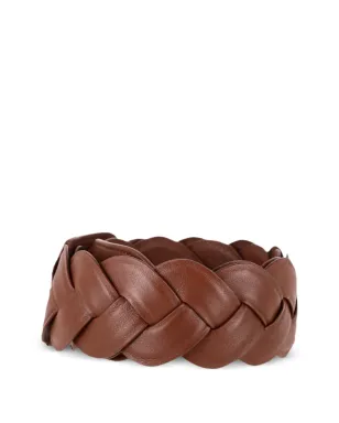 Altuzarra braided skinny belt - Brown - サムネイル2