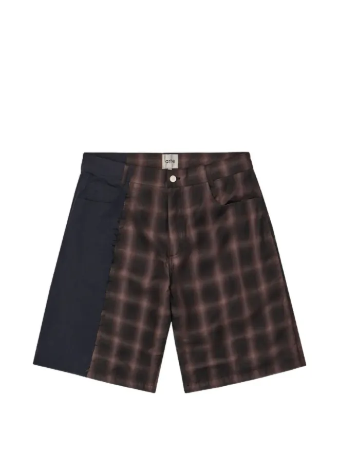 Arte Antwerp Arte Antwerp チェック柄ショートパンツの商品画像