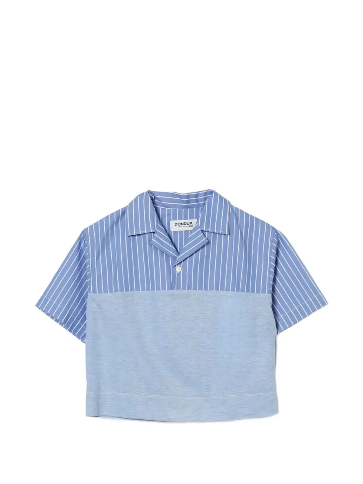 DONDUP KIDS ドンドアップキッズ ストライプカラー・ブロック シャツ - 画像1