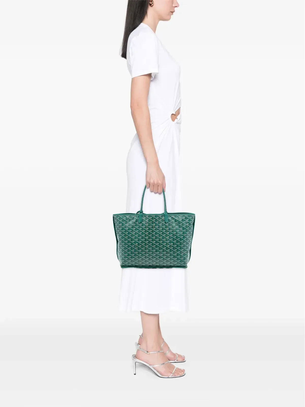 Goyard Pre-Owned 2018 Goyardine Reversible Anjou PM トートバッグ - グリーン - 画像2