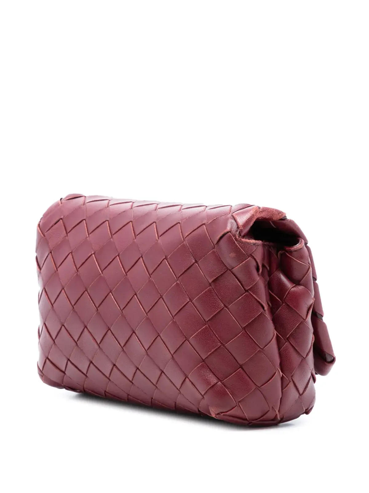Bottega Veneta ビンテージ ミニ ナッパイントレチャート クロスボディバッグ - 画像3
