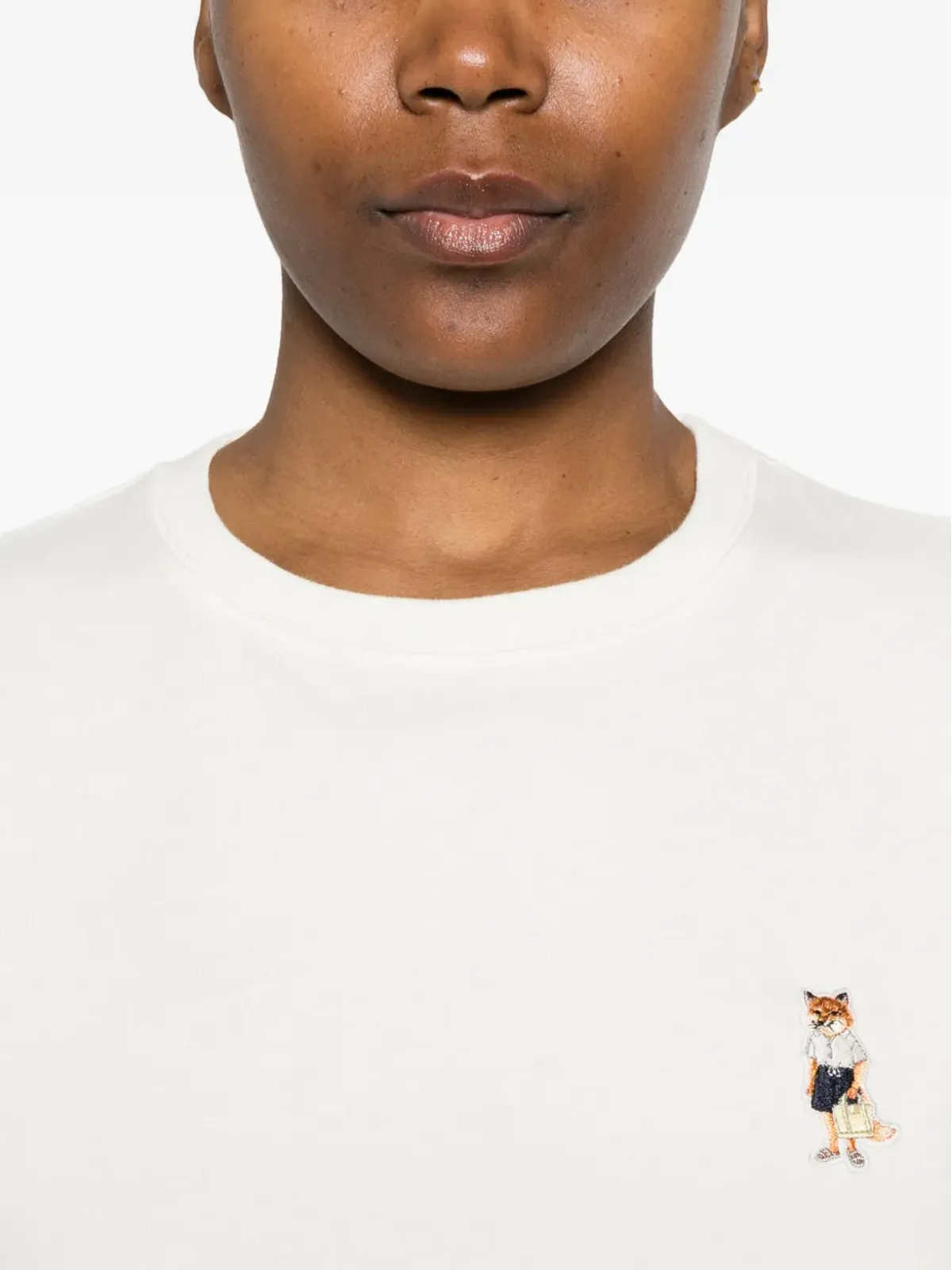 Maison Kitsuné 刺繍入りTシャツ - 画像5