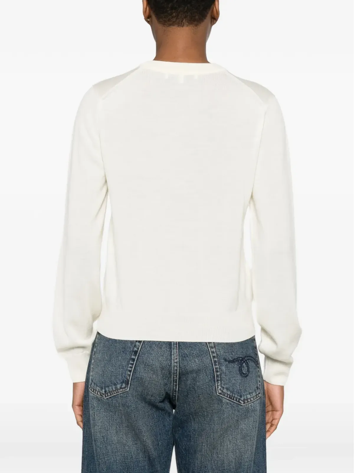 Maison Kitsuné フォックス刺繍セーター - 画像4