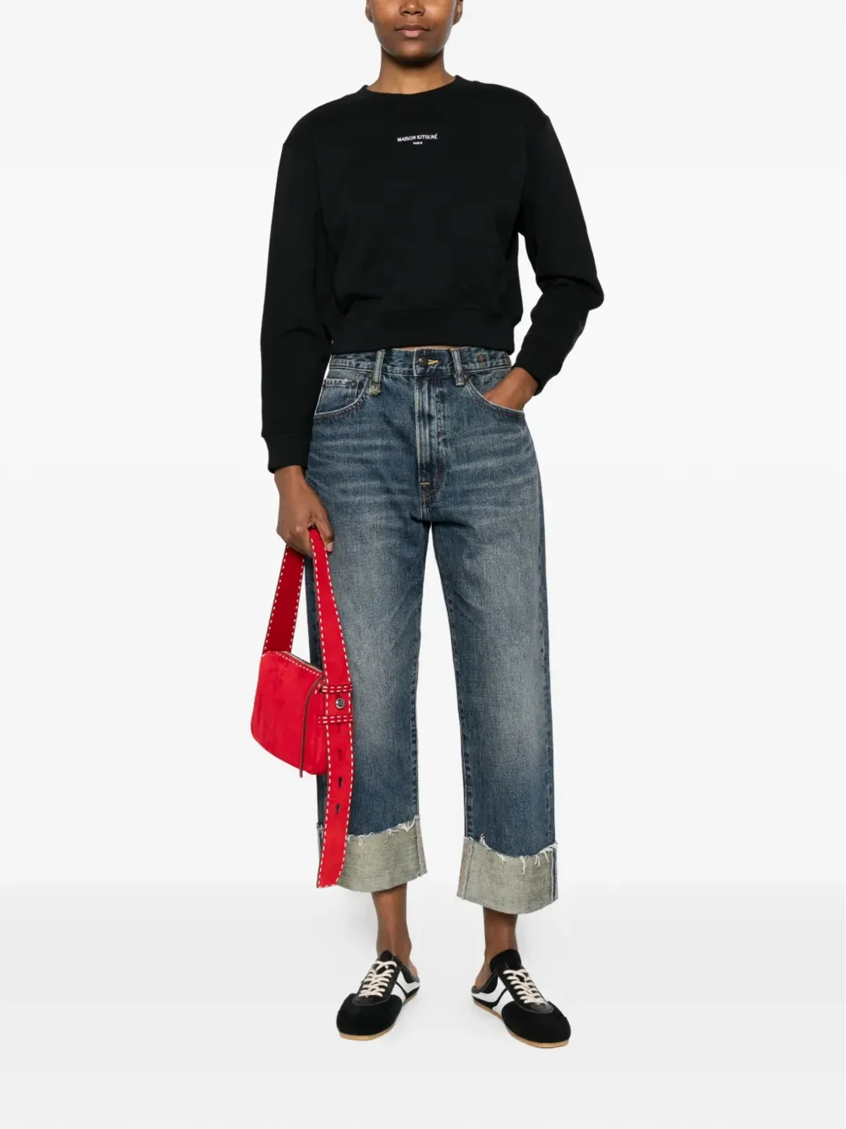 Maison Kitsuné ロゴスウェットシャツ - 画像2