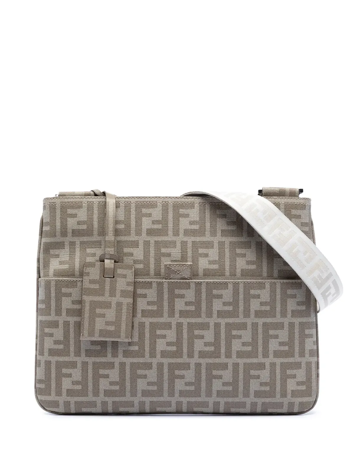 Fendi Pre-Owned ズッカ コーティングキャンバス クロスボディバッグ - 画像1