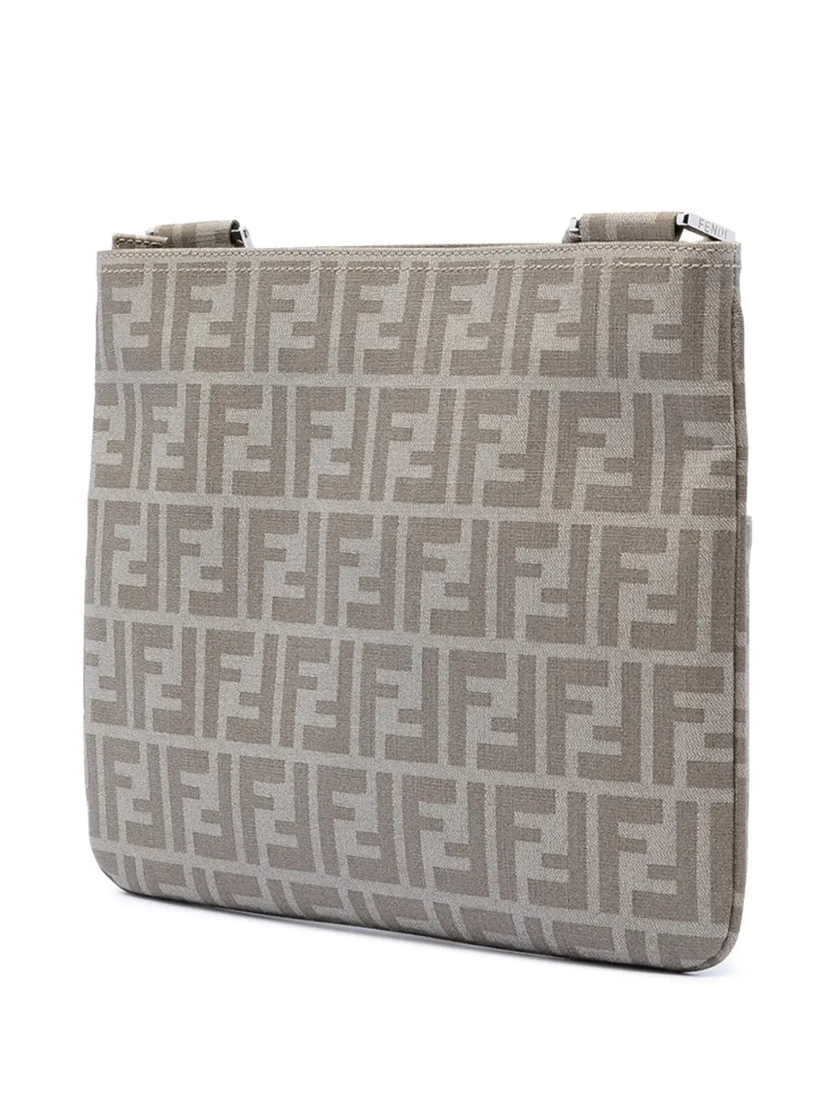 Fendi Pre-Owned ズッカ コーティングキャンバス クロスボディバッグ - 画像3