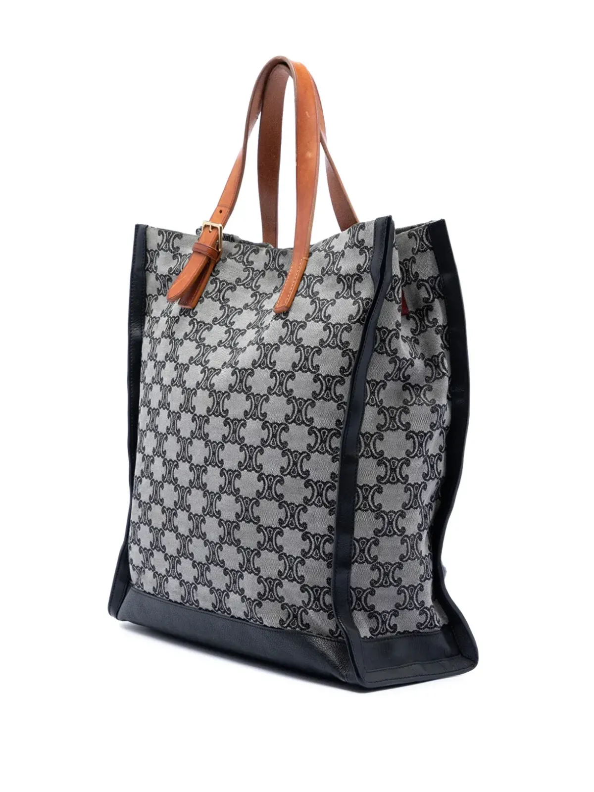 Celine Pre-Owned マカダム キャンバス バーティカル トートバッグ - グレー - 画像3