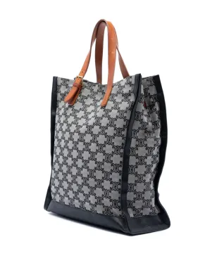 Celine Pre-Owned マカダム キャンバス バーティカル トートバッグ - グレー - サムネイル3