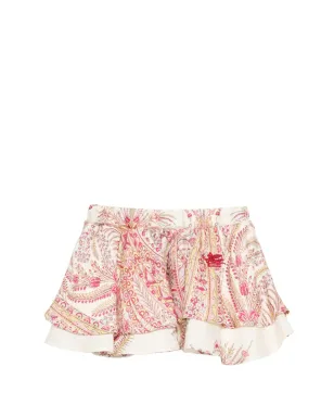 ETRO KIDS ペイズリープリントのフリルスカート - サムネイル1